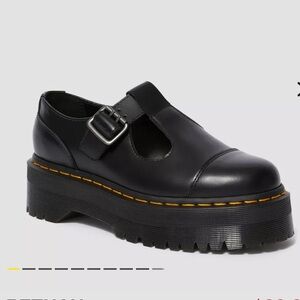 Dr. Martens Black Platform Shoes NEW